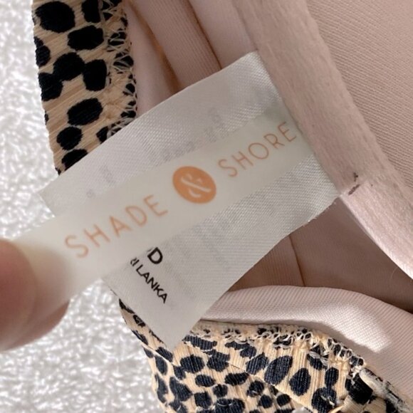5/$25 Shade & Shore Leopard Print Bikini Bra Top 38DD - Picture 3 of 11